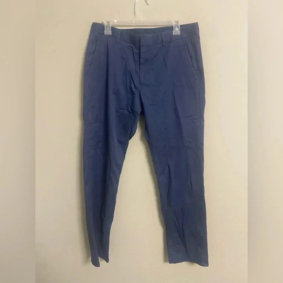 Bonobos Pants Men Blue Athletic Fit Thursday Chinos Slacks Casual Work 33x32 - Picture 1 of 7